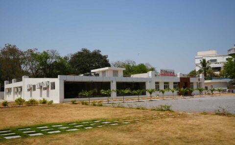 Main building of Dhruva College of Fashion Technology, Hyderabad